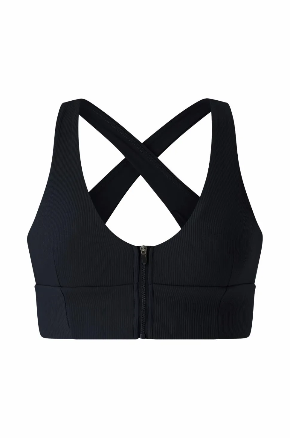 Aim'n Sports-bh Ribbed Performance Zipped