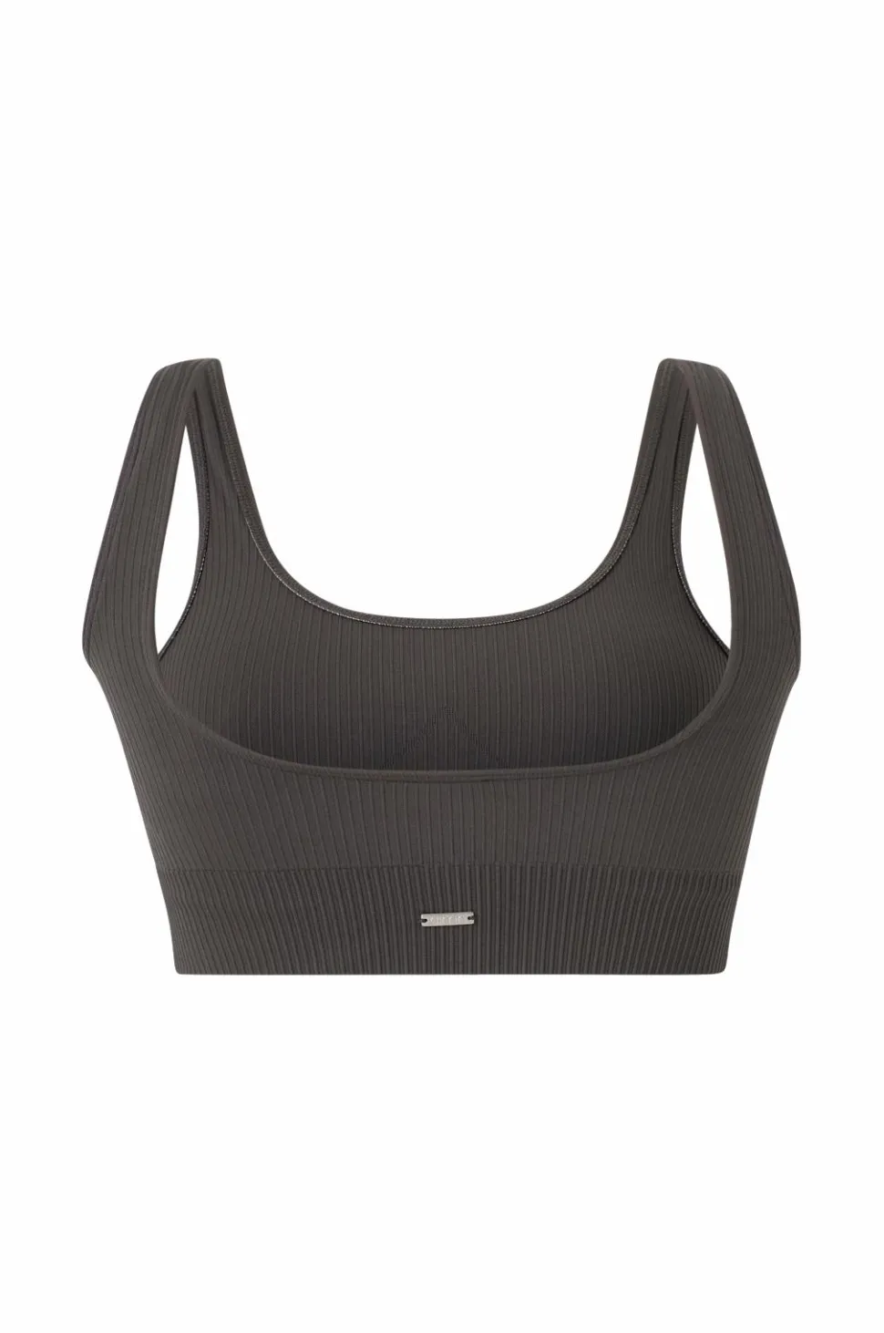 Aim'n Sports-bh Shadow Grey Ribbed Seamless Bra