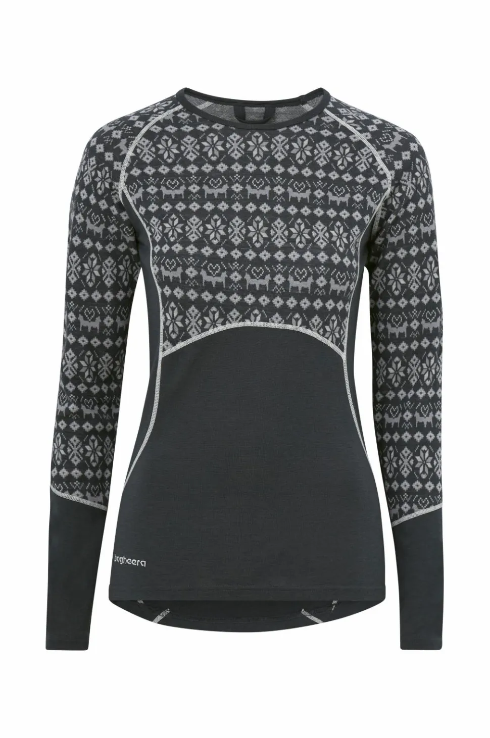 Bagheera Langærmet undertrøje Merino Dalecarlian Top Women