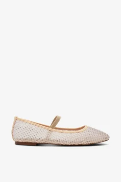Bianco Ballerinasko biaLilja Mesh Ballerina