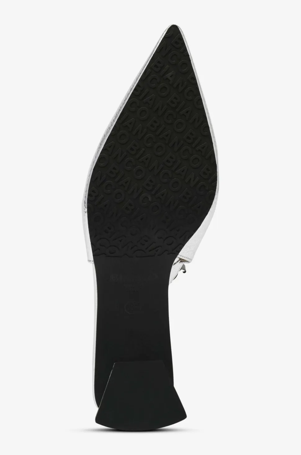 Bianco Højhælet sko biaMaralyn Slingback Metallic