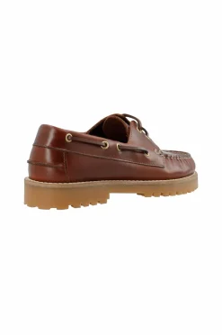Bianco Loafers Biacapri Boat Shoe Pull Up Leather