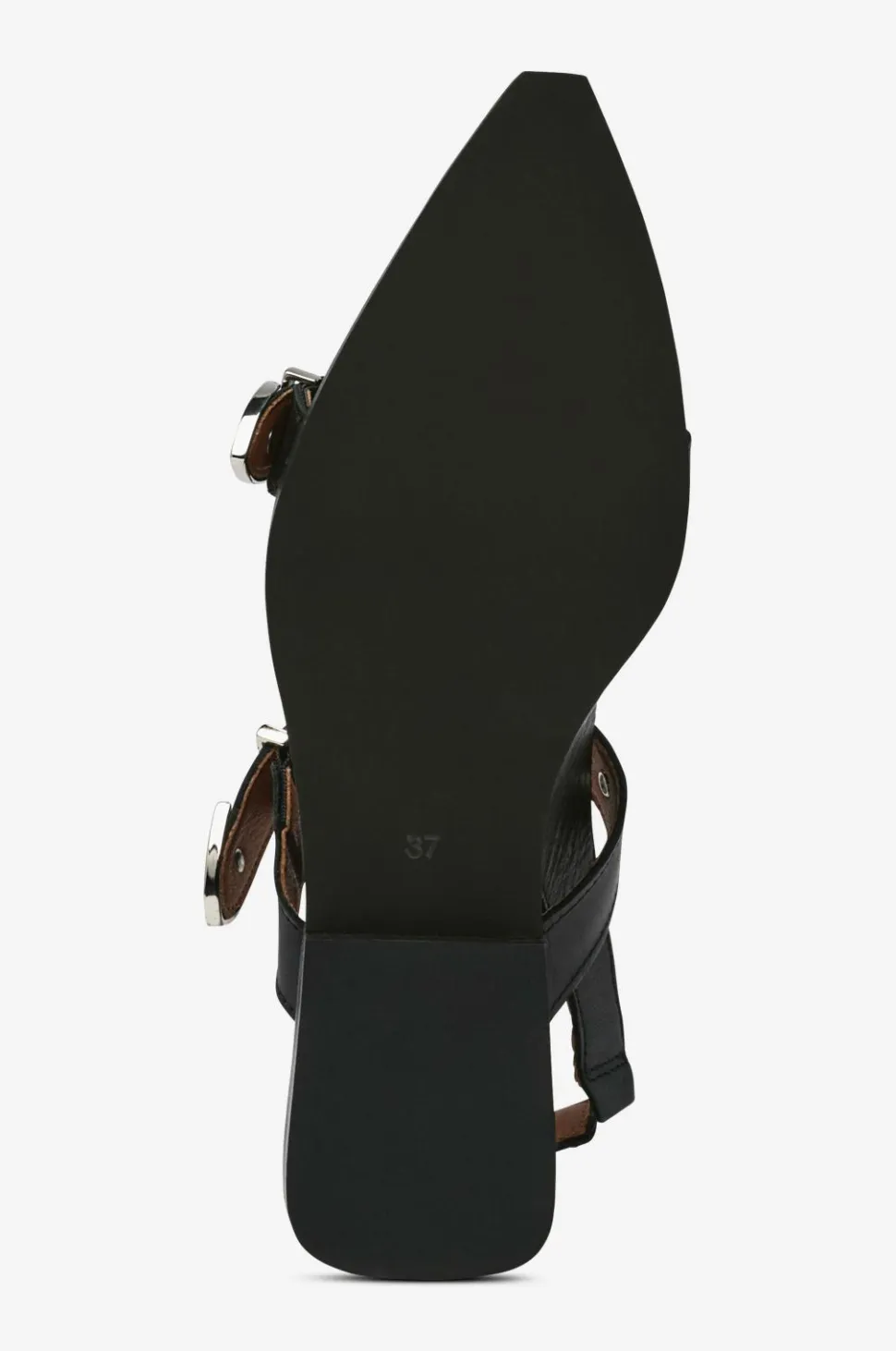 Bianco Slingback Biavictoria Buckle Smooth Leather