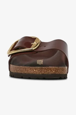 Birkenstock Sandaler Madrid BB NL High Shine Chocolate Hex