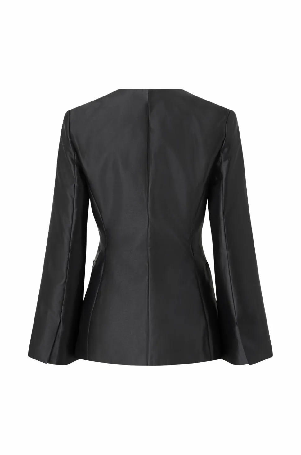 By Malina Blazer Nori Fitted Heavy Satin Blazer