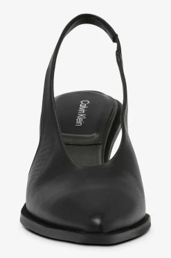 Calvin Klein Højhælet sko Heel Slingback Pump 70 Lth