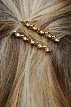 Corinne Hair Slider 5 Knots & Plain 2-pack