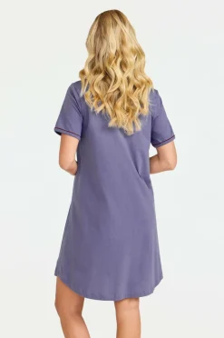 Damella Natkjole Nightdress Short Sleeve