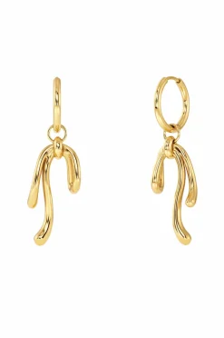 Edblad Øreringe Lace Hoops Gold
