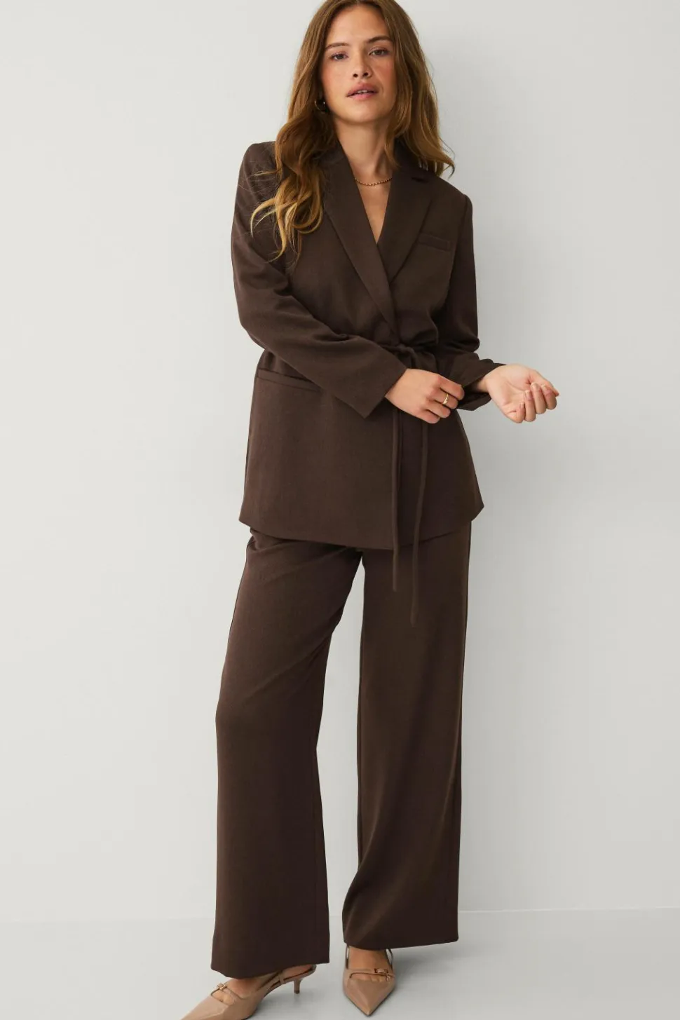 Ellos Collection Blazer med bælte i taljen