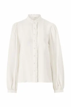 Ellos Collection Bluse med flæsedetalje