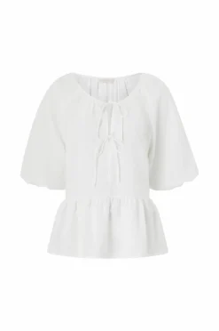 Ellos Collection Bluse med pufærmer