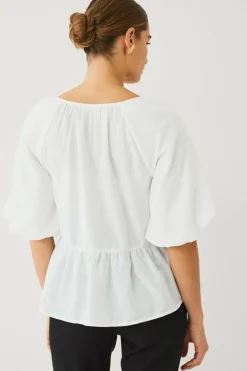 Ellos Collection Bluse med pufærmer