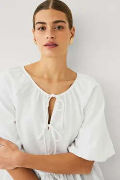 Ellos Collection Bluse med pufærmer