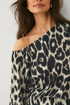 Ellos Collection Bluse med nedsænket skulder
