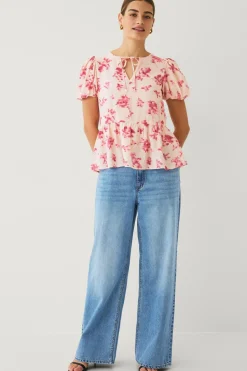Ellos Collection Bluse med pufærmer