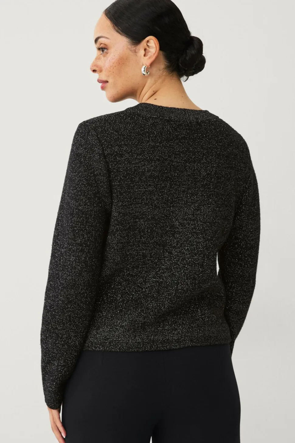 Ellos Collection Cardigan med guldfarvede knapper