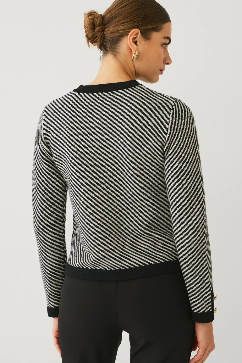 Ellos Collection Cardigan med striber