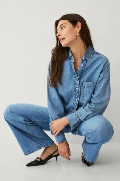 Ellos Collection Denimskjorte
