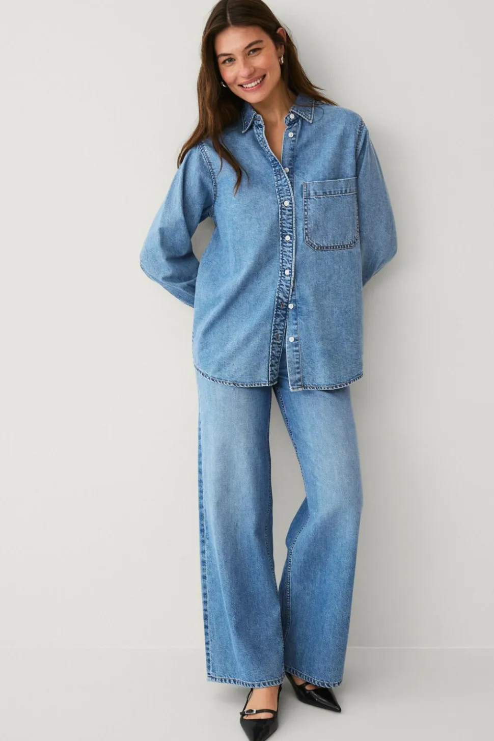 Ellos Collection Denimskjorte
