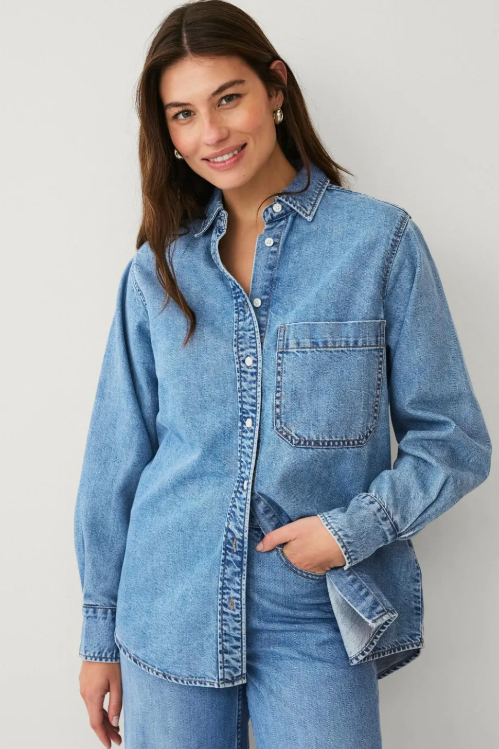 Ellos Collection Denimskjorte
