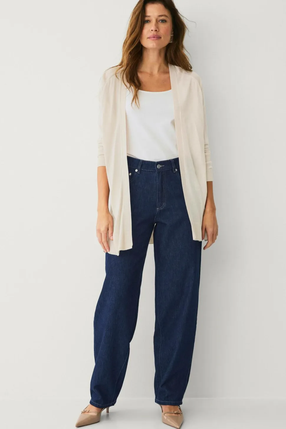 Ellos Collection Fintstrikket cardigan