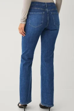 Ellos Collection Flared stretch-jeans med lav talje