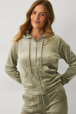 Ellos Collection Hættetrøje i velour