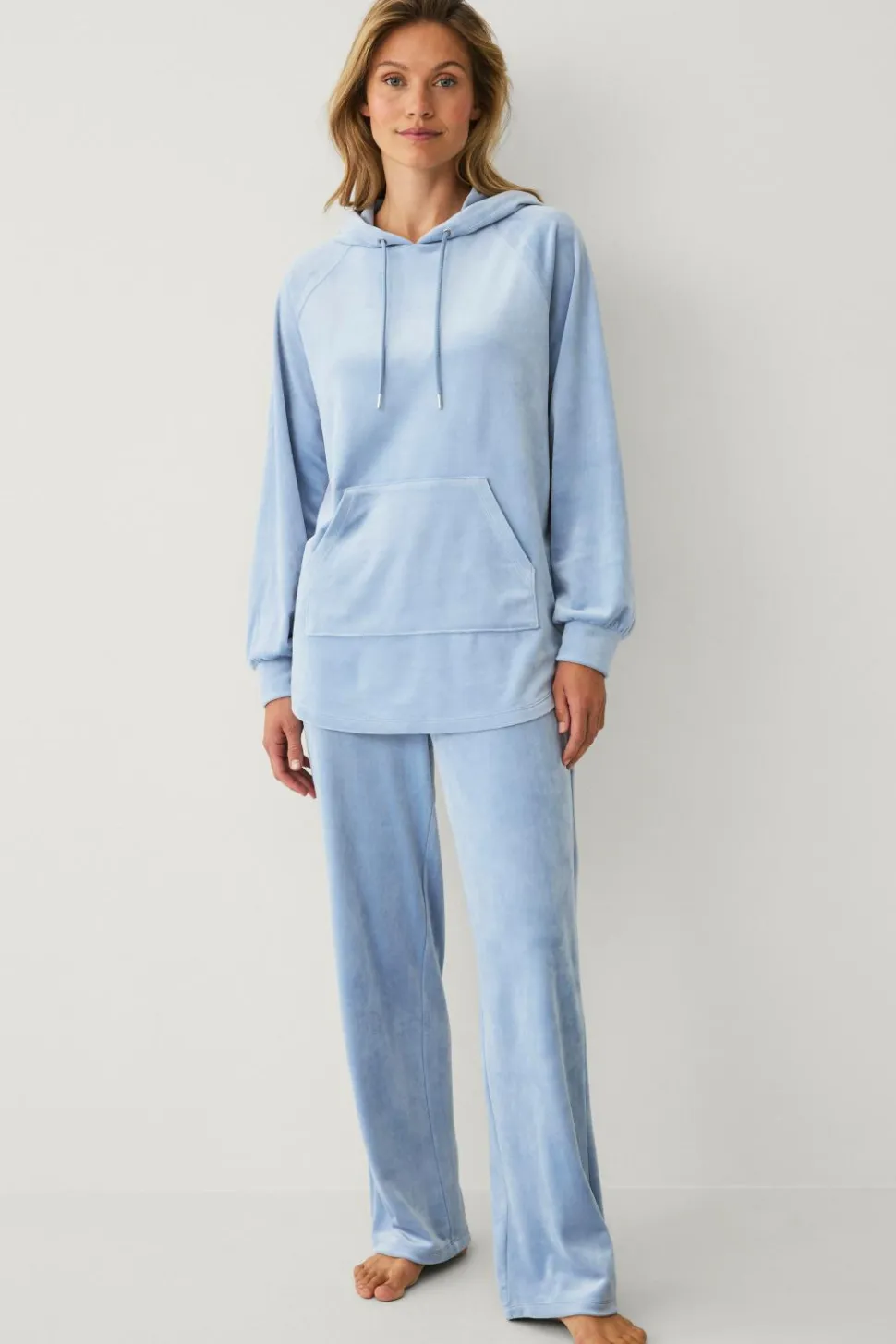 Ellos Collection Hættetrøje i velour