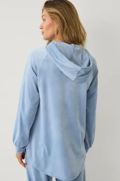 Ellos Collection Hættetrøje i velour