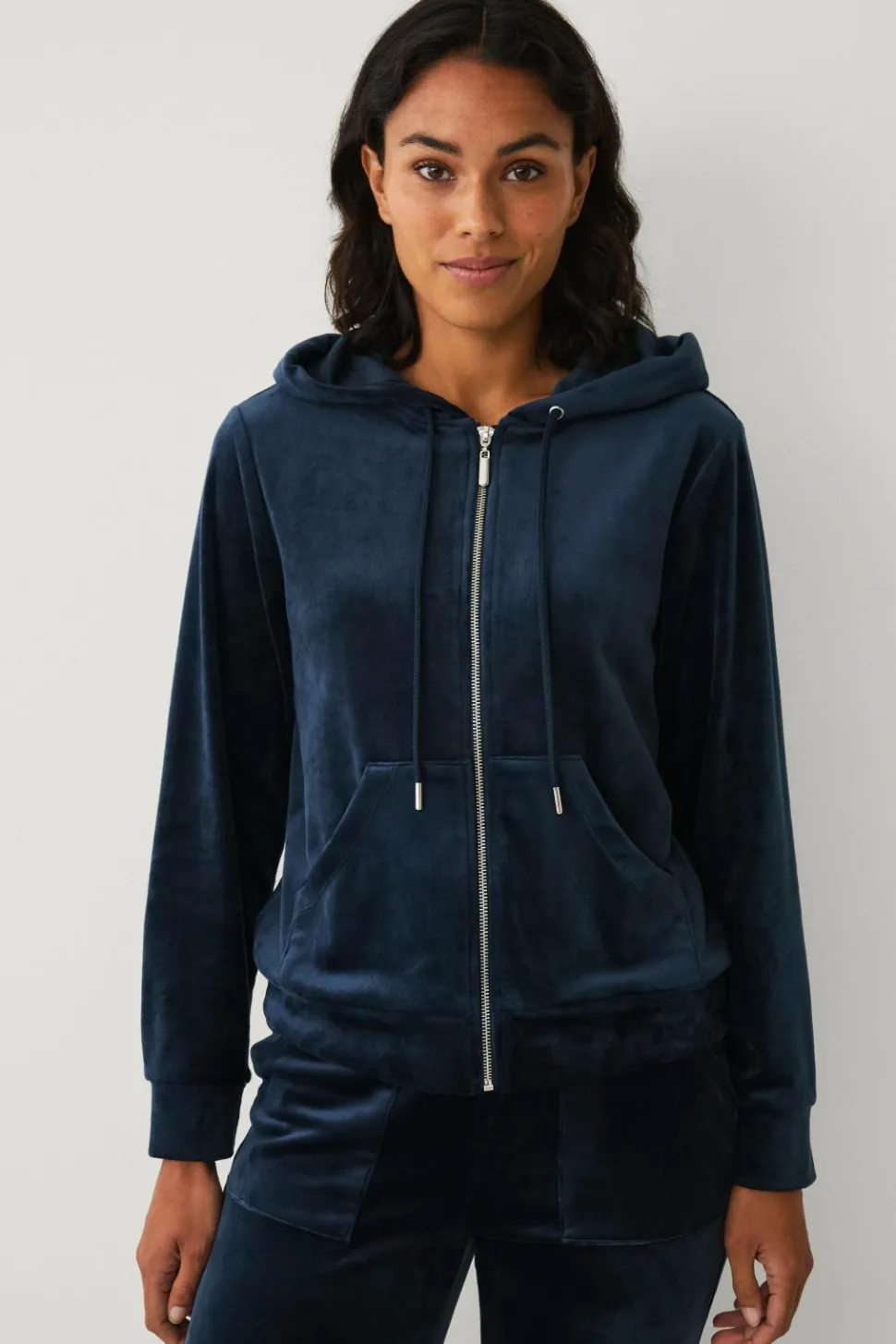 Ellos Collection Hættetrøje i velour