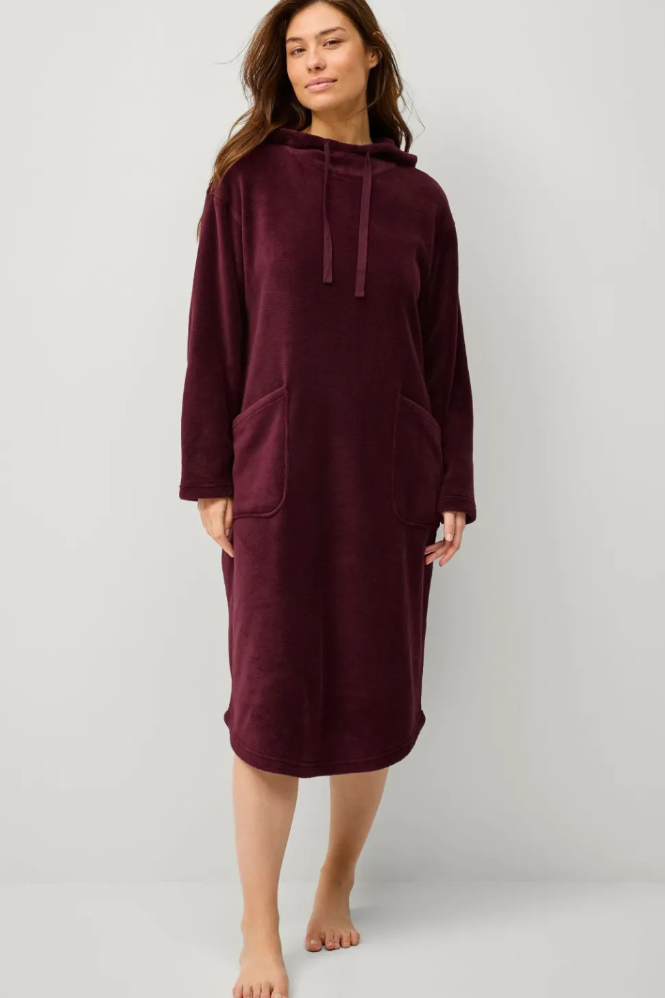 Ellos Collection Hyggelig kjole i fleece