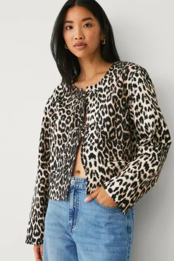 Ellos Collection Jakke med leopardprint