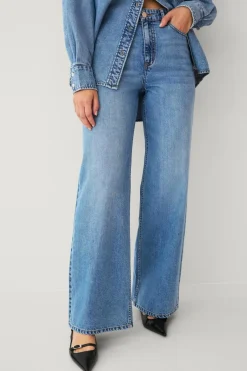 Ellos Collection Jeans med brede ben og høj talje