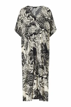 Ellos Collection Kaftan i viskose med knaplukning