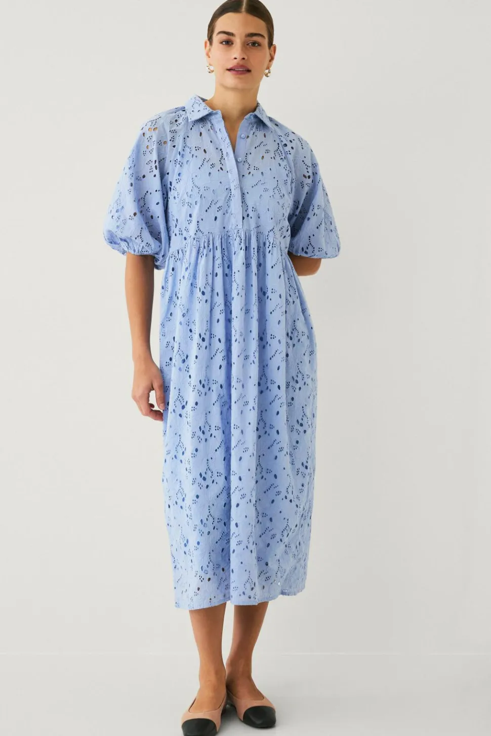 Ellos Collection Kjole i engelsk broderi