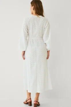 Ellos Collection Kjole med engelsk broderi