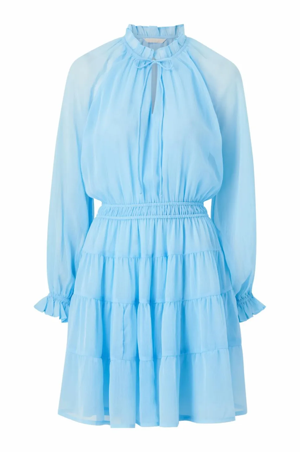 Ellos Collection Kort chiffon kjole med mod