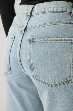 Ellos Collection Lige jeans med slid og ælde