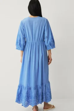 Ellos Collection Maxi kjole med broderi