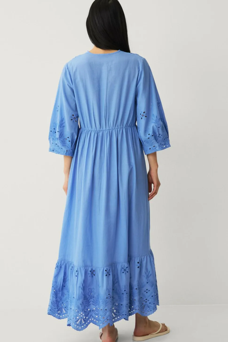 Ellos Collection Maxi kjole med broderi