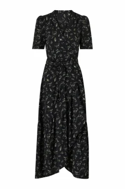 Ellos Collection Maxi kjole med smocket talje
