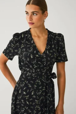 Ellos Collection Maxi kjole med smocket talje