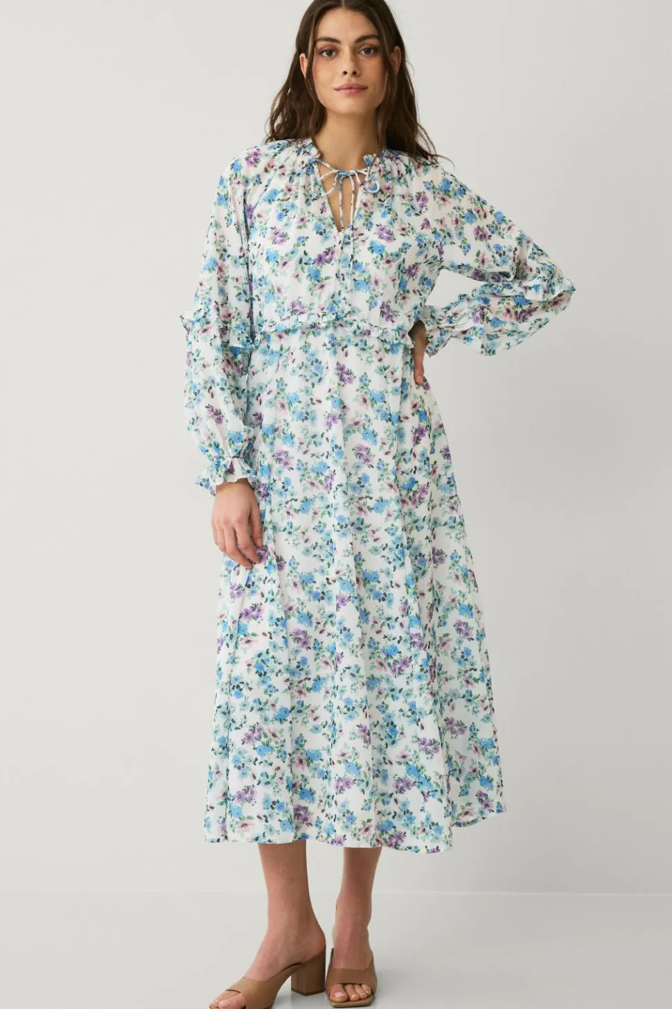 Ellos Collection Maxi kjole i chiffon