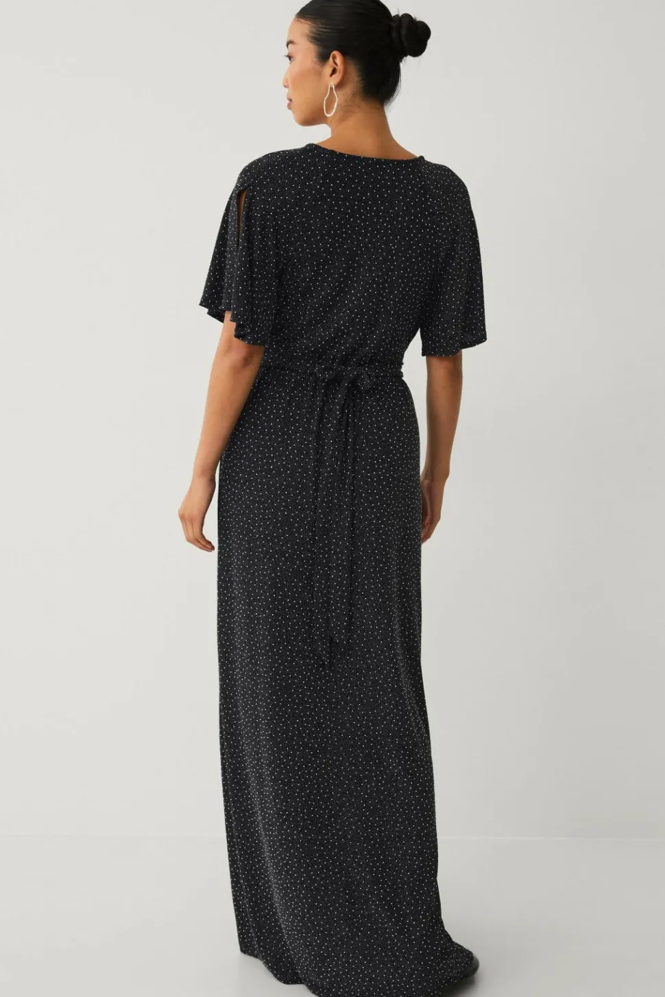 Ellos Collection Maxi kjole med rhinstene