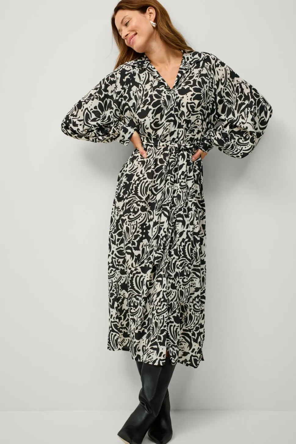 Ellos Collection Maxi kjole i chiffon
