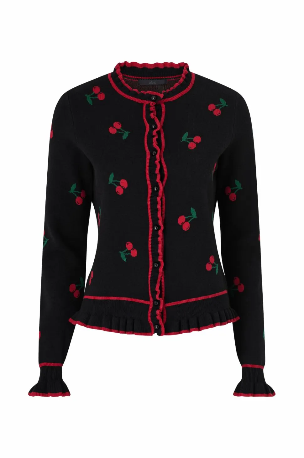 Ellos Collection Mønsterstrikket cardigan