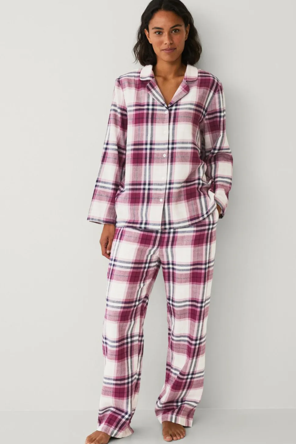 Ellos Collection Pyjamassæt i flonel