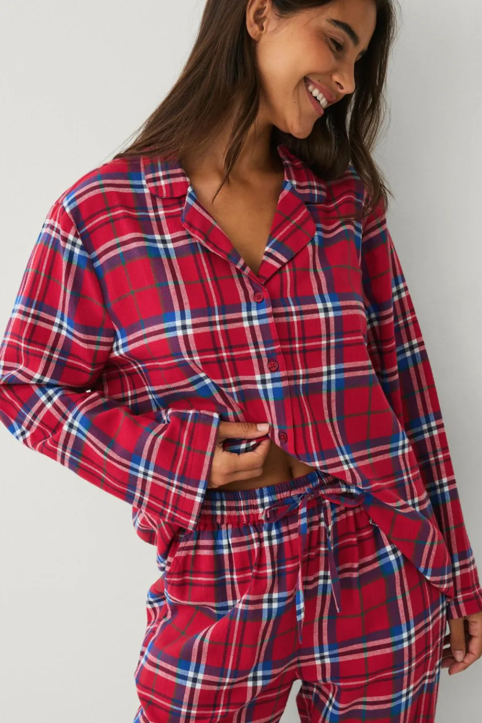 Ellos Collection Pyjamassæt i flonel