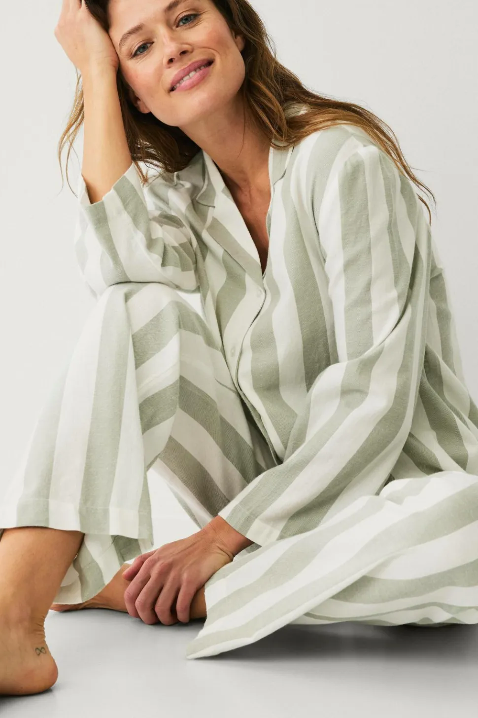 Ellos Collection Pyjamassæt i flonel